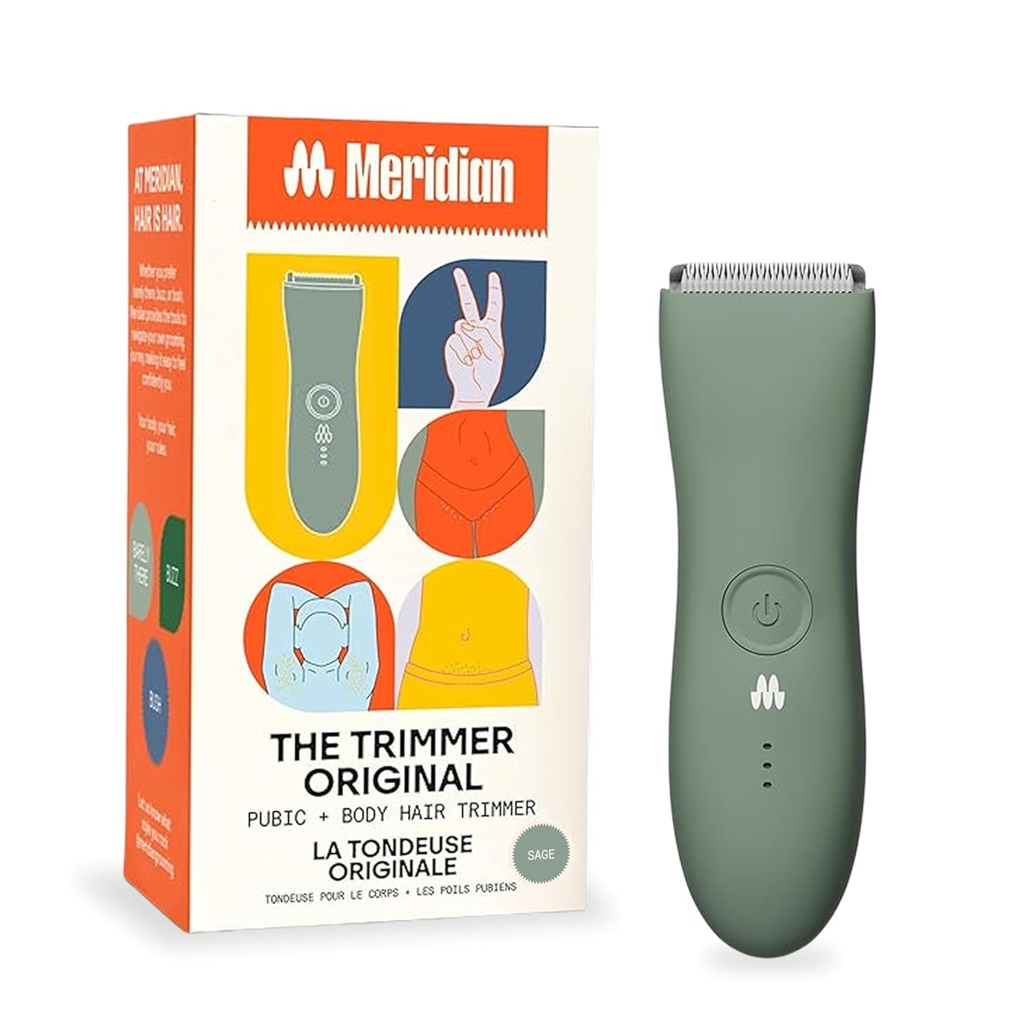 Meridian sage body trimmer for men