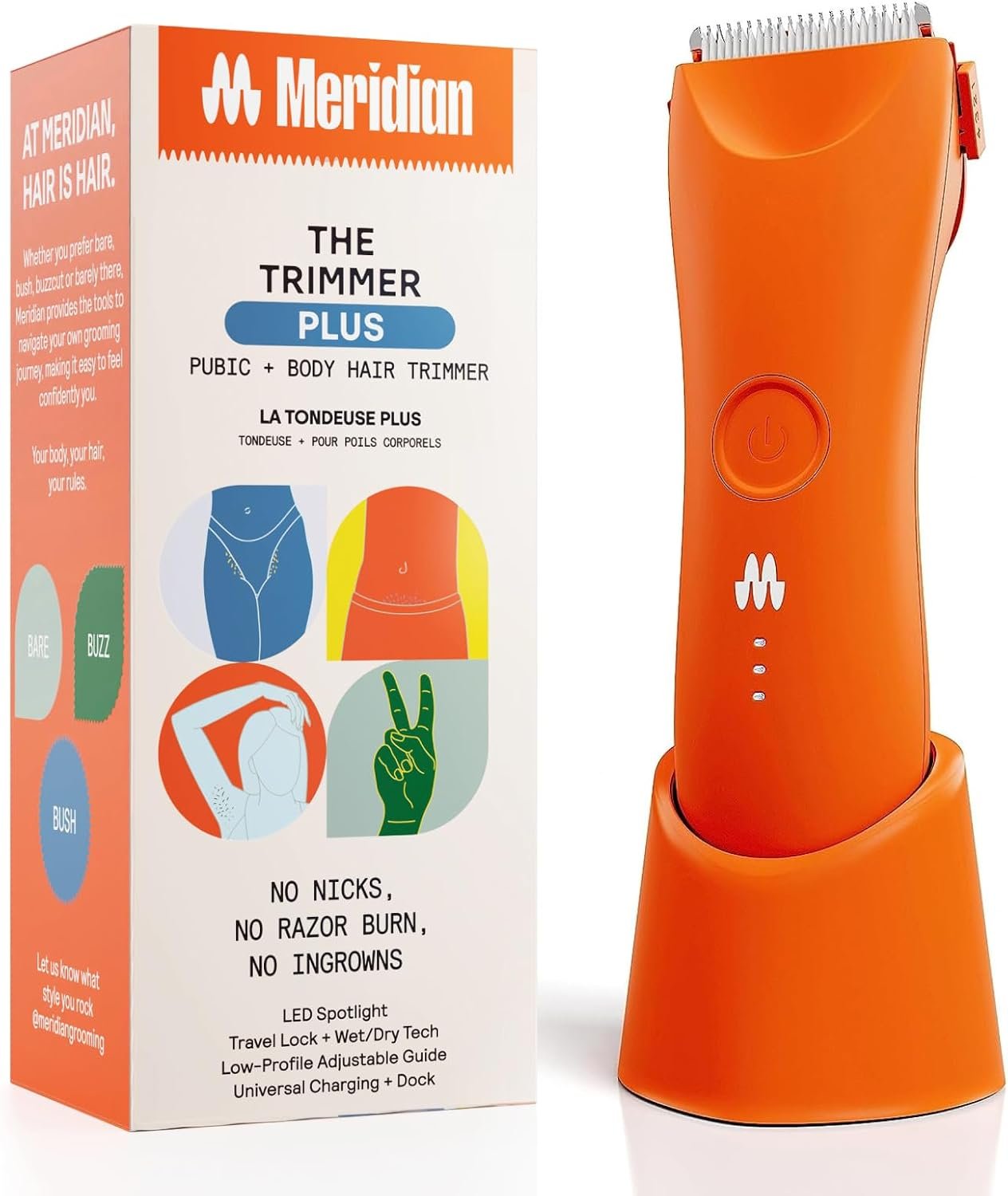 Blaze body trimmer with charging dock